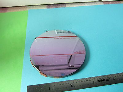 OPTICAL THICK SILICON WINDOW INFRARED LENS AS IS LASER OPTICS BIN#30