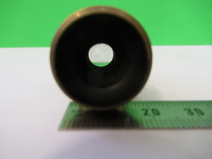 ANTIQUE BRASS E. LEITZ OBJECTIVE LENS "3" MICROSCOPE PART AS PICTURED Z4-B-59