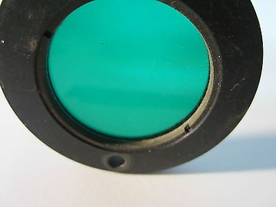 OPTICAL MICROSCOPE PART GREEN FILTER OPTICS BIN#24-51-3