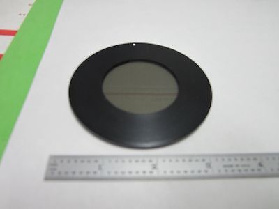 OPTICAL MICROSCOPE PART LARGE POLARIZER OPTICS BIN#Q9-28