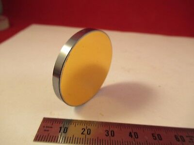 OPTICAL THICK SILICON GOLD PLATED MIRROR INFRARED OPTICS AS PICTURED &FT-4-85