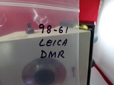 LEICA DMR GERMANY 551501 TRINOCULAR HEAD MICROSCOPE PART OPTICS AS IS &98-61