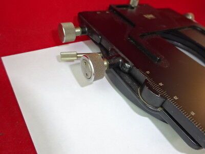 WILD M21 SWISS POL STAGE ROTATABLE TABLE MICROSCOPE PART OPTICS AS IS &87-09