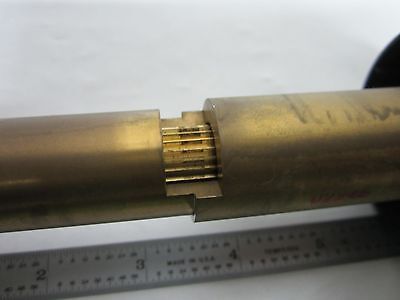 MICROSCOPE PART LEICA DMR KNOBS + AXIS ROD ASSEMBLY AS IS DWR#8D