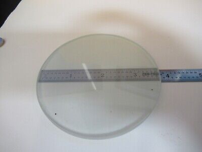 GLASS POLISH DULL STAGE TABLE SPECIMEN MICROSCOPE PART AS PICTURED &1E-C-63