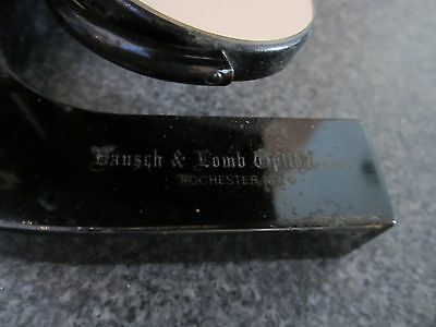 OPTICAL ANTIQUE VINTAGE MICROSCOPE BRASS BAUSCH LOMB AS IS OPTICS #LOBBY ii