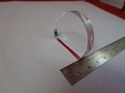 OPTICAL FUSED SILICA ZYGO TRUNCATED LENS OPTICS AS IS #91-07