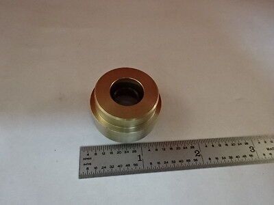 MICROSCOPE PART MOUNTED LENS OPTICS AS IS #AN-23