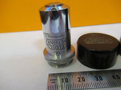 ERNST LEITZ GERMANY OBJECTIVE 45X 6L LENS MICROSCOPE PART AS PICTURED &H1-B-14