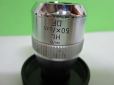 LEICA LEITZ OPTICAL MICROSCOPE PART OBJECTIVE HL 50X DF OPTICS BN# S9-39 ERGOLUX