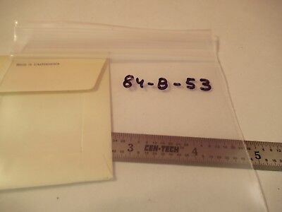 OPTICAL FILTER YELLOW BALZERS VERY THIN LIECHTENSTEIN OPTICS AS PICTURED 84-B-53