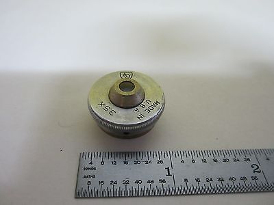 MICROSCOPE PART OBJECTIVE 3.5X AO AMERICAN OPTICS AS IS  BIN#19V-B-17