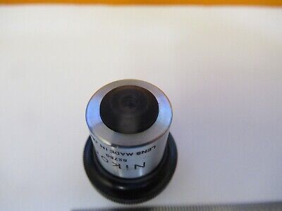 NIKON JAPAN OBJECTIVE 4X OPTICS MICROSCOPE PART AS PICTURED &FT-1-A-31