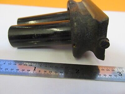 ANTIQUE BRASS STEREO OBJECTIVES BAUSCH LOMB MICROSCOPE PART AS PICTURED 7B-B-82