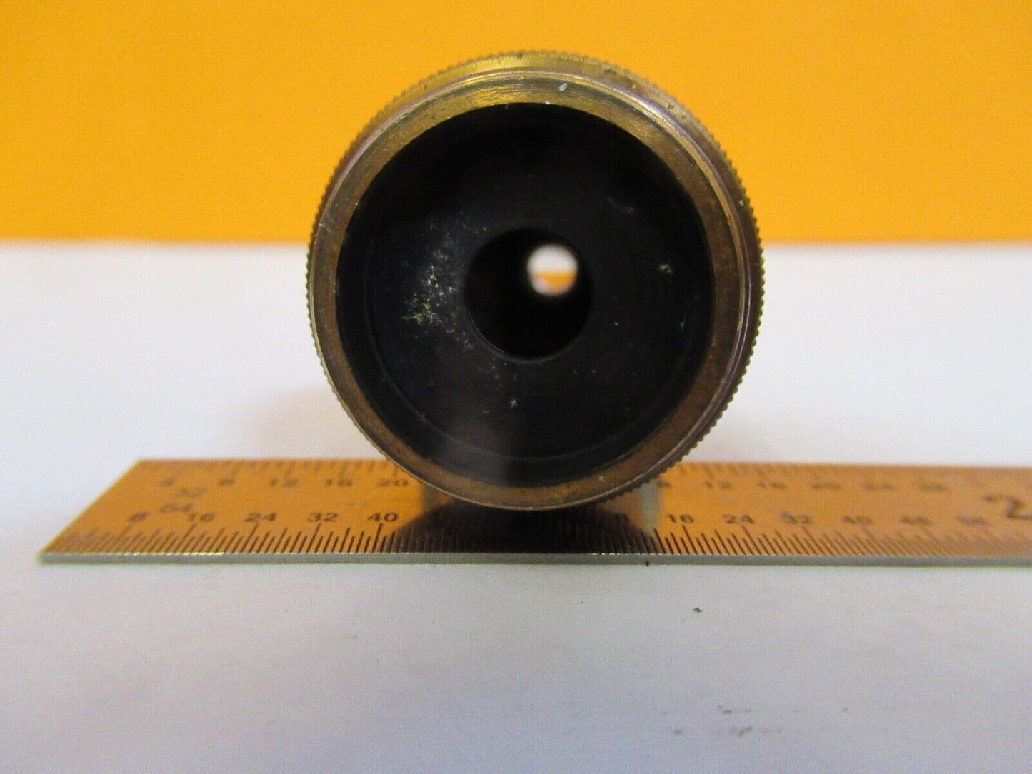 ANTIQUE ERNST LEITZ OBJECTIVE 1/12 OPTICS MICROSCOPE PART AS PICTURED &8M-A-86B