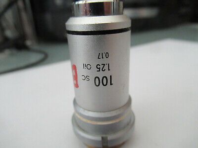 NIKON JAPAN 100X OBJECTIVE LENS MICROSCOPE PART OPTICS AS PICTURED &4B-FT-31