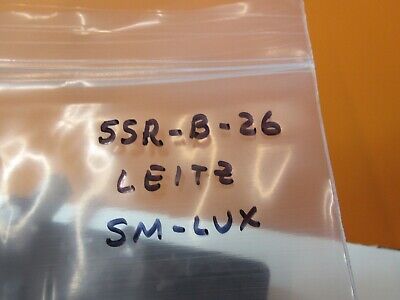 LEITZ SM-LUX GERMAN STAGE TABLE MICROMETERS MICROSCOPE PART as pictured 55R-B-26