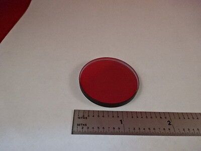 INFRARED COATED GLASS FILTER ROUND OPTICAL LASER OPTICS AS IS &81-A-48