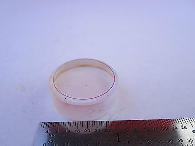 OPTICAL COATED FILTER LENS ? GLASS AS IS LASER OPTICS BIN #7C