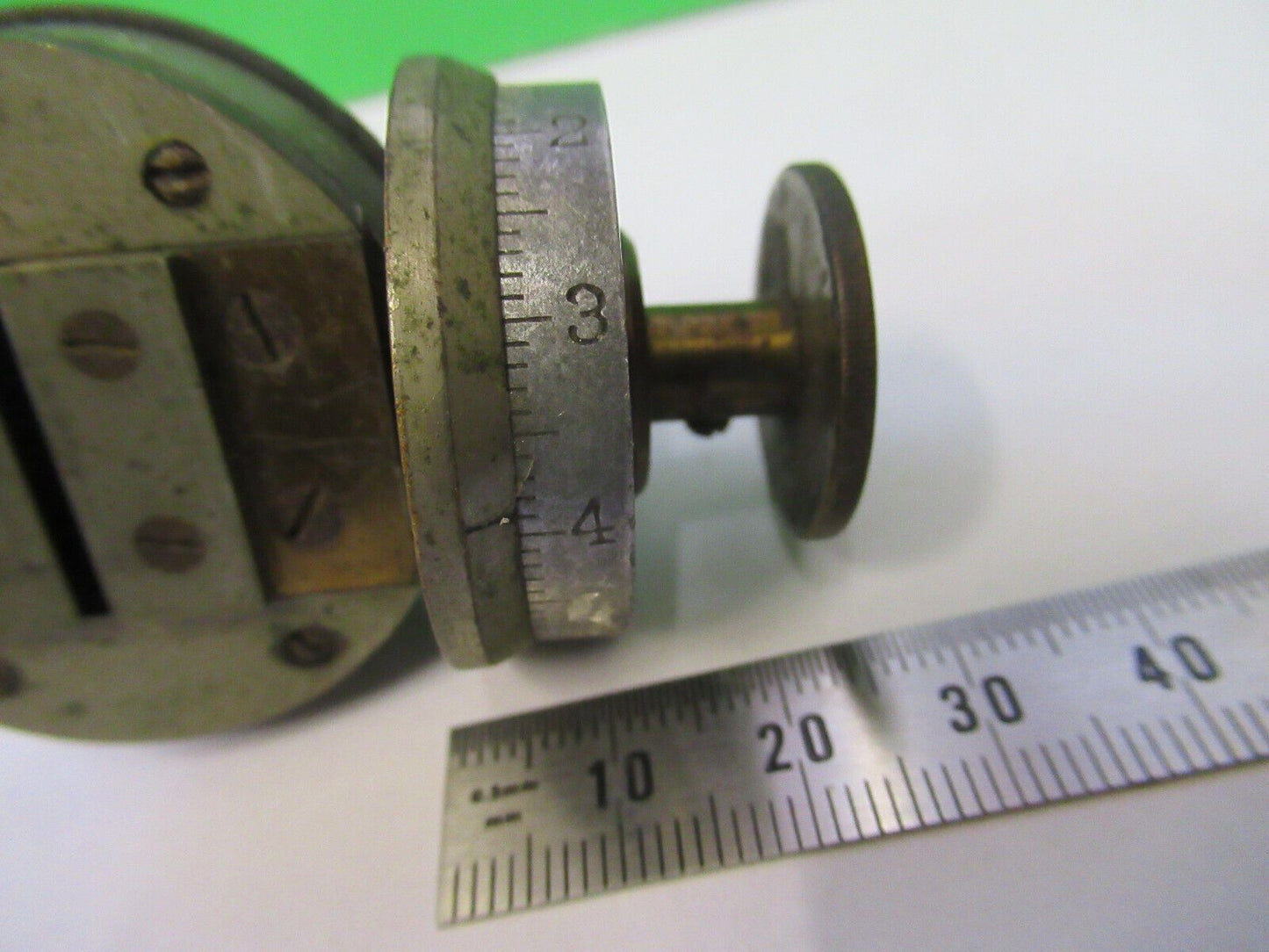 ANTIQUE BRASS SLIP ADJUST UNKNOWN RARE COLLIMATOR SCOPE PART AS PICTURED Z4-B-71