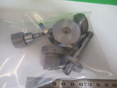 TIYODA TOKYO JAPAN SET of KNOBS MICROSCOPE PART AS PICTURED &R7-B-02