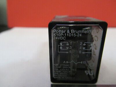 POTTER BRUMFIELD ELECTRIC RELAY 24V K10P-11D15-24 AS PICTURED &8Y-A-35