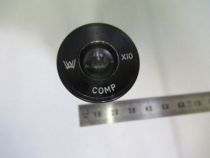 WATSON LONDON UK EYEPIECE 10X COMP OPTICS MICROSCOPE  PART AS PICTURED #H9-C-18