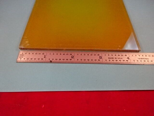 OPTICAL DICHROIC PLATE GLASS OPTICS AS IS #19-A-14