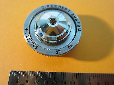 MICROSCOPE PART OBJECTIVE REICHERT AUSTRIA 27 np  OPTICS BIN#24-90