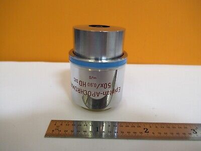 ZEISS AXIOTRON OBJECTIVE 50X APO 442655 MICROSCOPE PART AS PICTURED &Q6-A-59