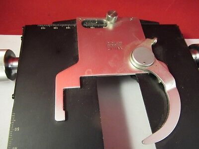 WILD M20 SWISS TAGE TABLE MICROMETER MICROSCOPE PART OPTICS AS PICTURED &FT-2-55