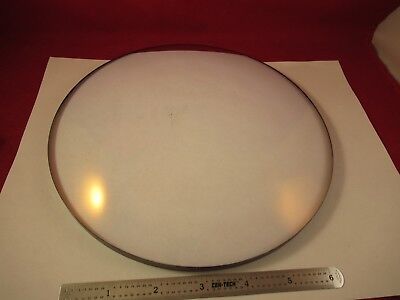 HUGE OPTICAL CONVEX CONCAVE LENS 8.25" DIAMETER GLASS THICK PRO OPTICS &M3-A-03