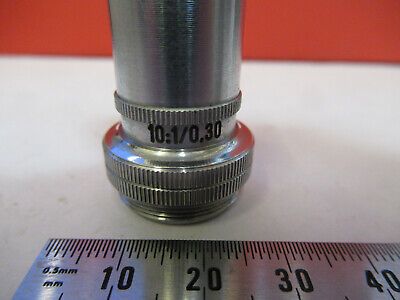 WOLFE WETZLAR OBJECTIVE 10X LENS OPTICS MICROSCOPE PART AS PICTURED &8Y-A-17