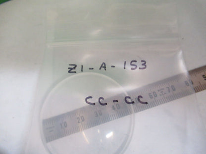 OPTICAL MIL SPEC BI CONCAVE LENS LASER OPTICS AS PICTURED Z1-A-153