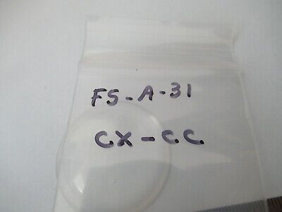 OPTICAL GLASS LENS CX-CC CONVEX HIGHLY CONCAVE OPTICS AS PICTURED &F5-A-31