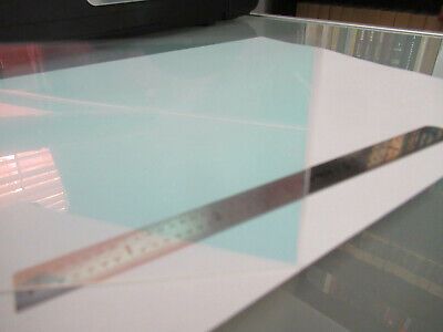 GOOD OPTICAL MIL SPEC COATED BK7 GLASS SHEET LASER OPTICS AS PICTURED &4B-FT-10