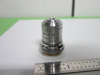 OPTICAL MICROSCOPE 10X OBJECTIVE BAUSCH LOMB B&L AS IS OPTICS BIN#3C-1-K