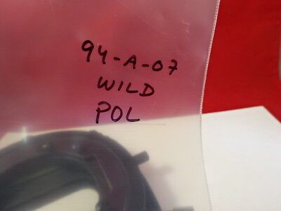 WILD M20 SWISS POL STAGE ROTATABLE TABLE MICROSCOPE PART OPTICS AS IS &94-A-07