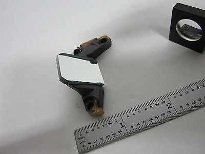 MICROSCOPE PART EPISTAR REICHERT LEICA LENS + MIRROR OPTICS AS IS BIN#H2-D-05