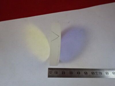 FUSED SILICA OPTICAL FLAT DICHROIC COATED FILTER OPTICS AS PICTURED #5-A-64