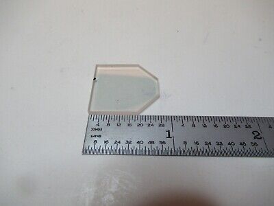 OPTICAL COATED TRUNCATED GLASS FILTER OPTICS AS PICTURED &16-B-08