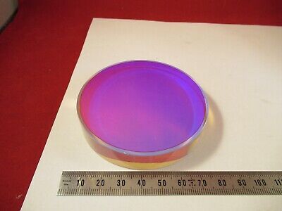 OPTICAL FLAT 1/10 WAVE COATED ZERODUR BEAM SPLITTER 3" DIAMETER OPTICS &14-A-15