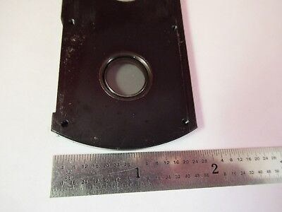 WILD HEERBRUGG SWISS POLARIZER POL MICROSCOPE PART OPTICS AS PICTURED &75-B-37