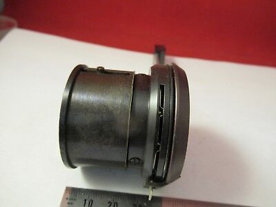 ILLUMINATOR LENS AND LEVER maybe REICHERT MICROSCOPE PART AS PICTURED #66-A-61