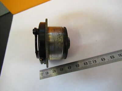 BAUSCH LOMB ANTIQUE CONDENSER + IRIS MICROSCOPE PART AS PICTURED &8Y-A-130