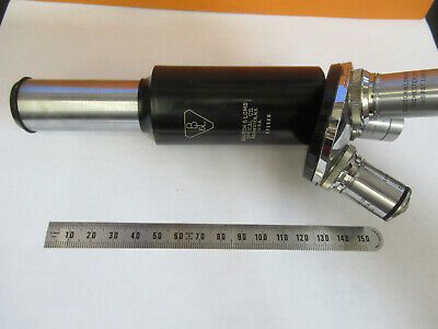 BAUSCH LOMB TUBUS NOSEPIECE + OBJECTIVES MICROSCOPE PART AS PICTURED P6-A-169