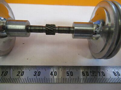 SPENCER AO ANTIQUE KNOBS MAIN FRAME MICROSCOPE PART AS PICTURED &P2-A-89