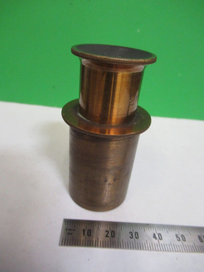 ANTIQUE BRASS BAUSCH LOMB EYEPIECE RARE OPTICS MICROSCOPE PART Z1-FT-96