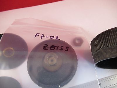 AS PICTURED PAIR MICROSCOPE PART KNOBS ZEISS GERMANY OPTICS a#F7-02