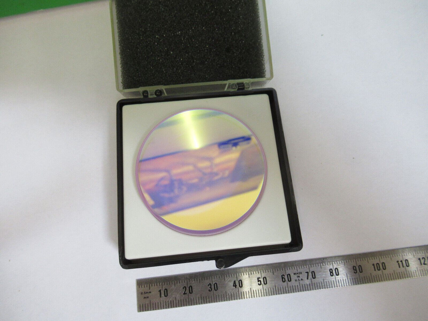 OPTICAL SPECTRA PHYSICS 532nm DICHROIC MIRROR OPTICS AS PICTURED &H3-A-94